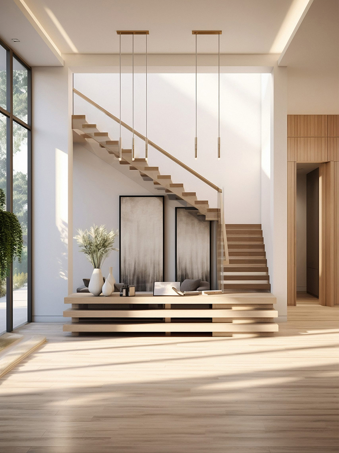 Engineered wood flooring with natural timber finish for Camberwell homes