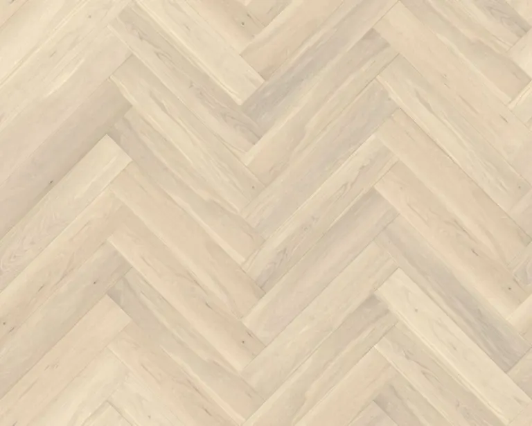 Antique White Herringbone flooring