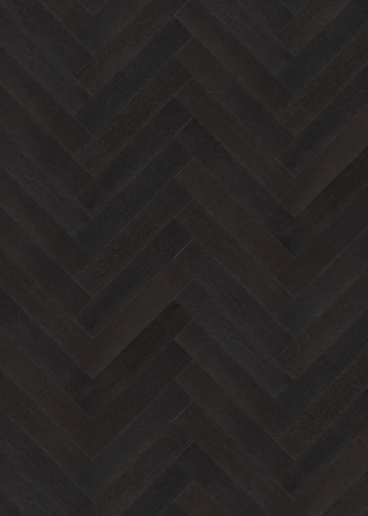 Charred Oak Herringbone flooring