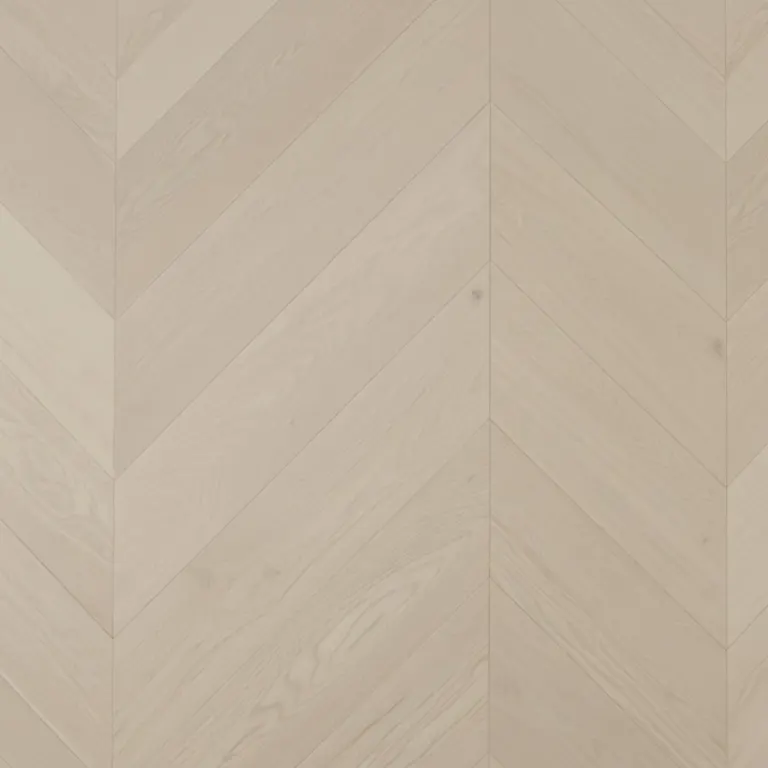 Cotton White Chevron 鱼骨拼 地板