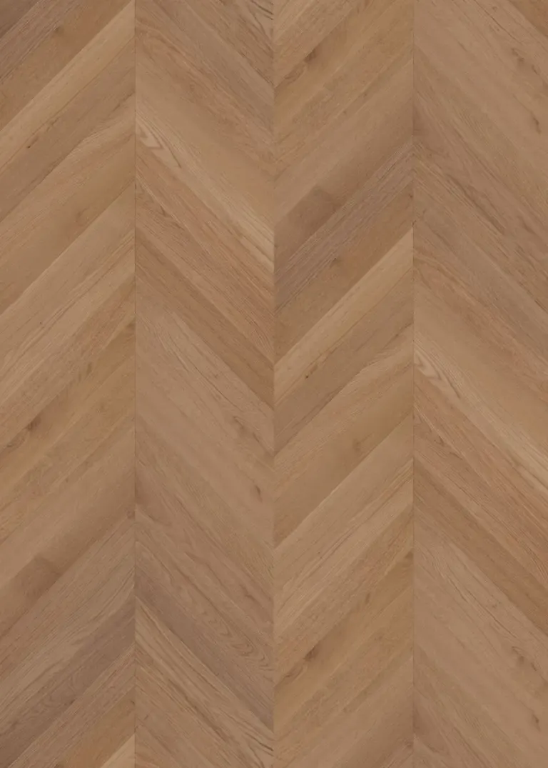 Fawn Oak Chevron flooring